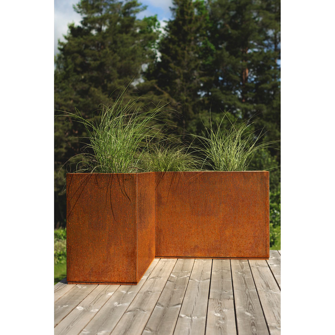 Komplett Hjørne Jabo Plantekasse Planter 1200x1200x600 mm