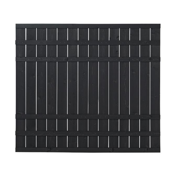 Levegg PLUS Rustik 180x158 cm Svart