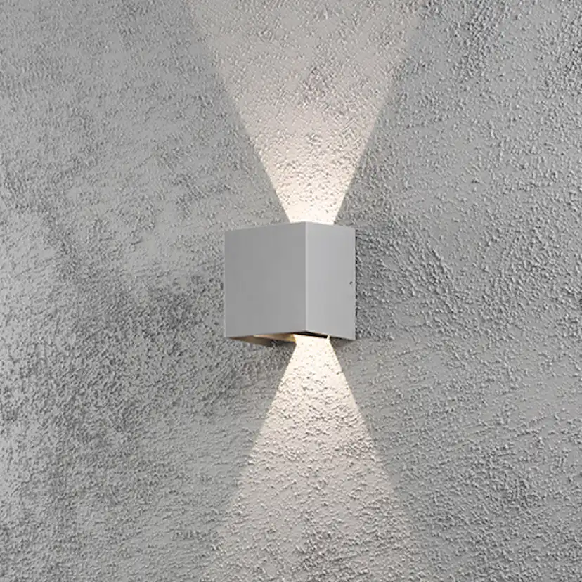 Vegglampe Gnosjö Konstsmide Cremona High Power 2x3W LED