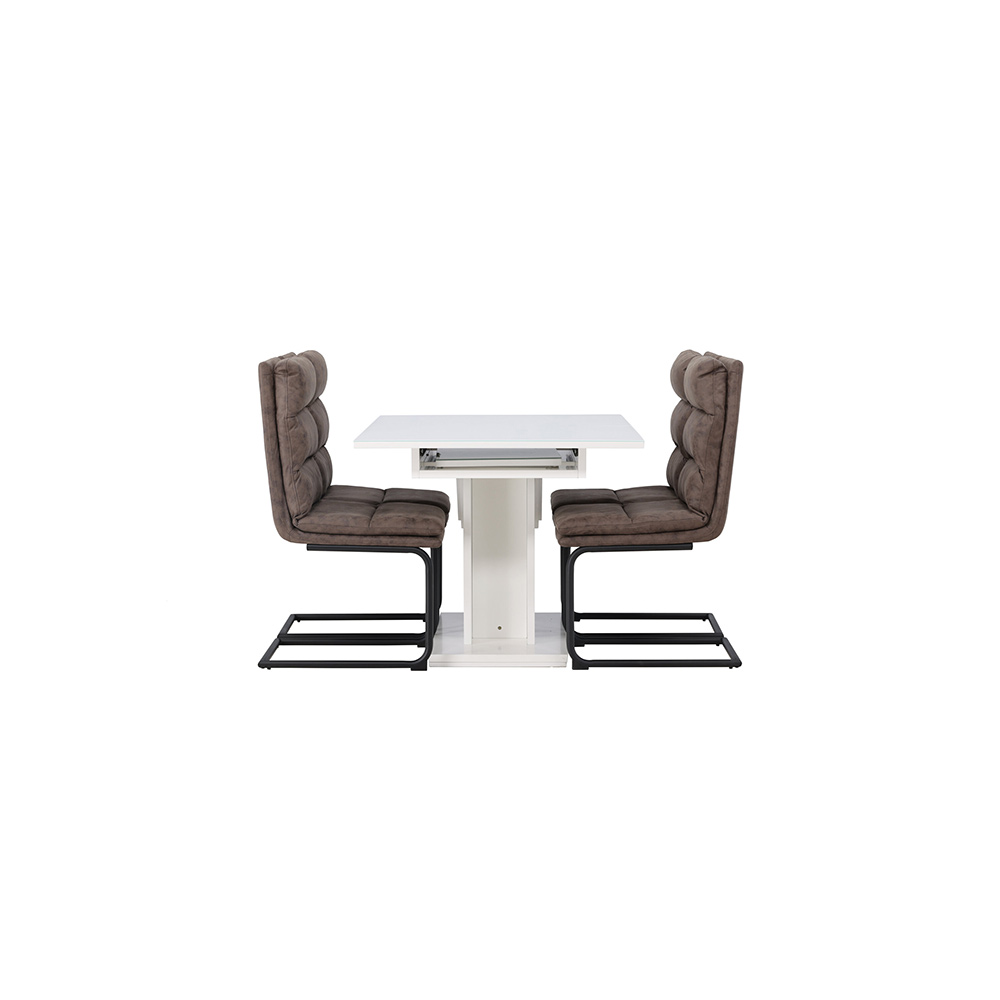 Spisegruppe Venture Home Pluto med 4 Zizo Stoler