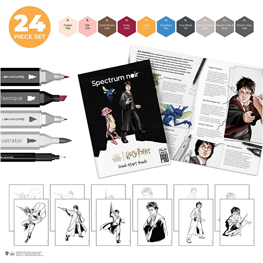 Hobbysett Creativ Company DIY Kit Illustrasjon Harry Potter