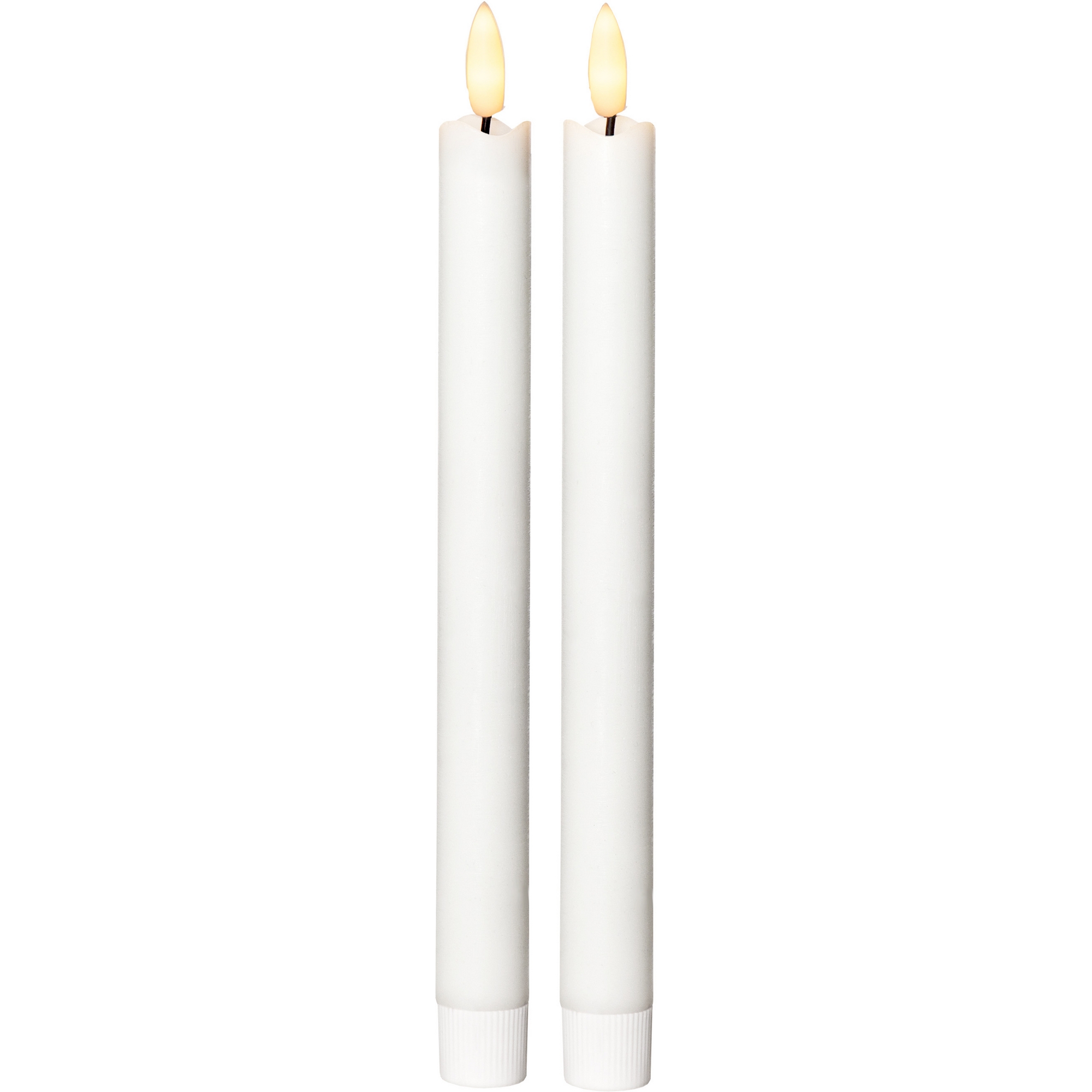 LEDAntikljus2pFlamme Hvit