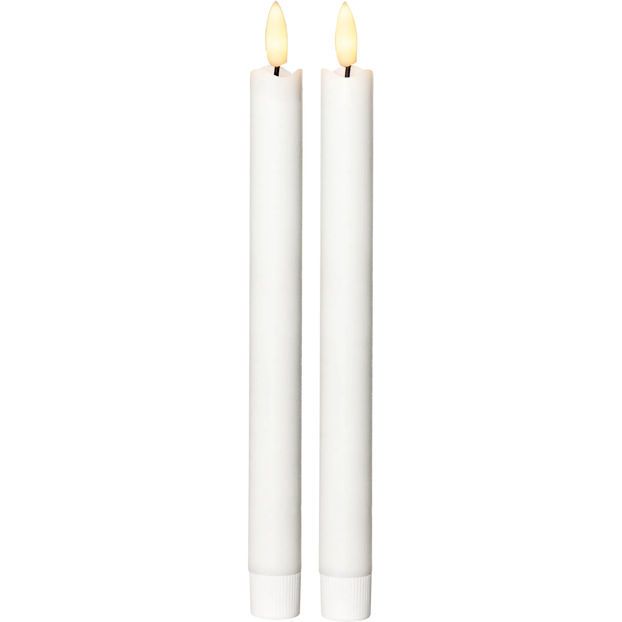 LEDAntikljus2pFlamme Hvit