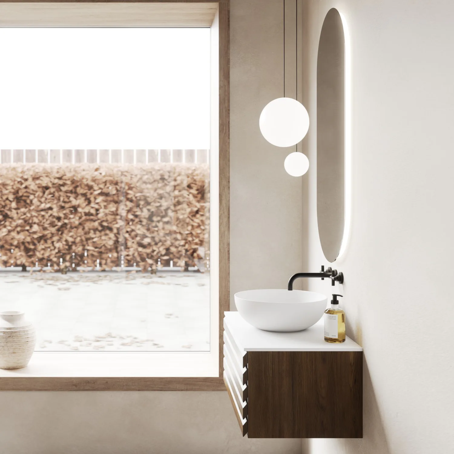 Topplate Linn Bad Corian