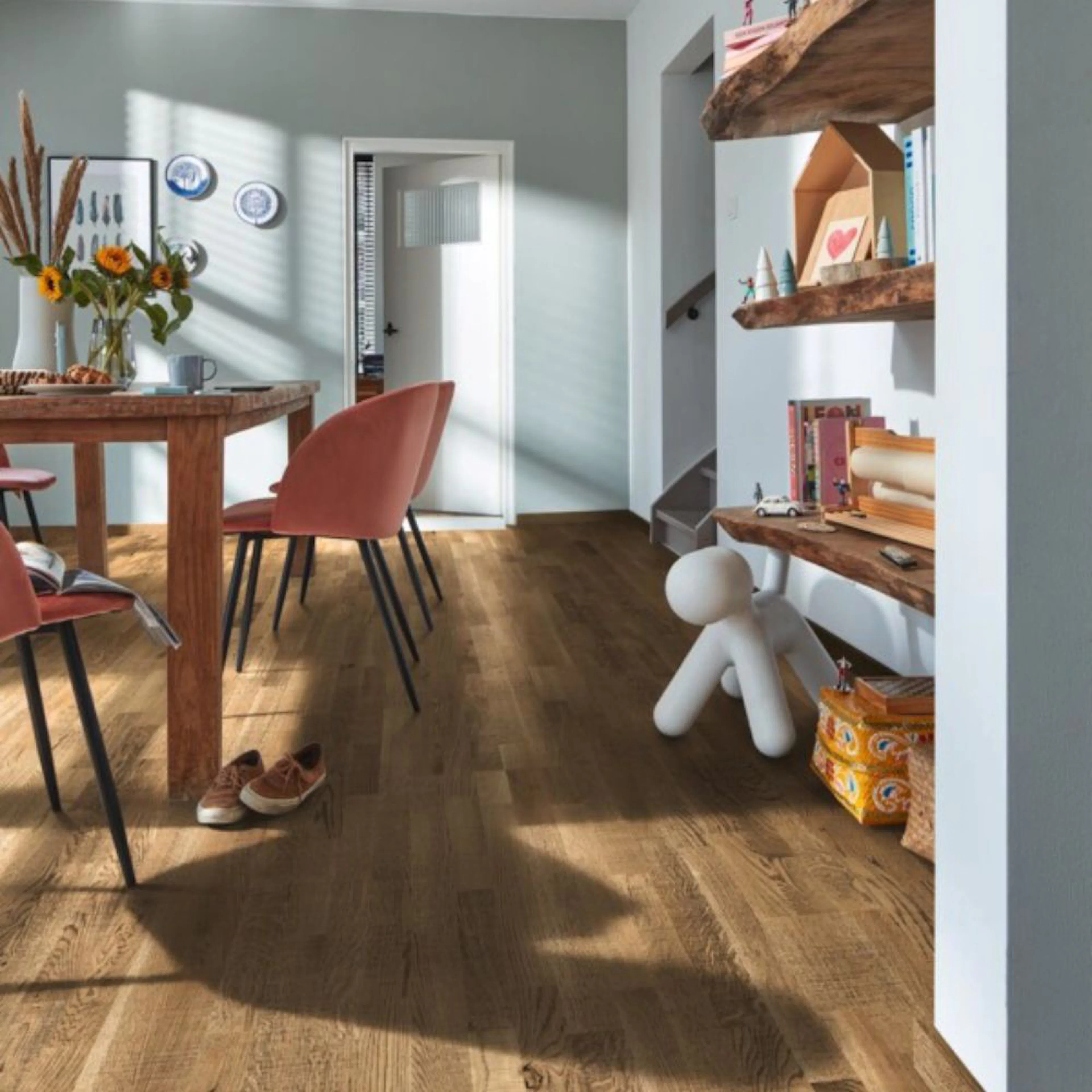 Parkettgolv MeisterParquet. longlife PC 200 Olive grey oak lively 09040