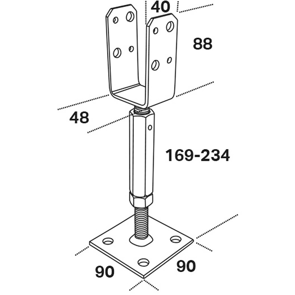 Stolpeholder FAST CSAF
