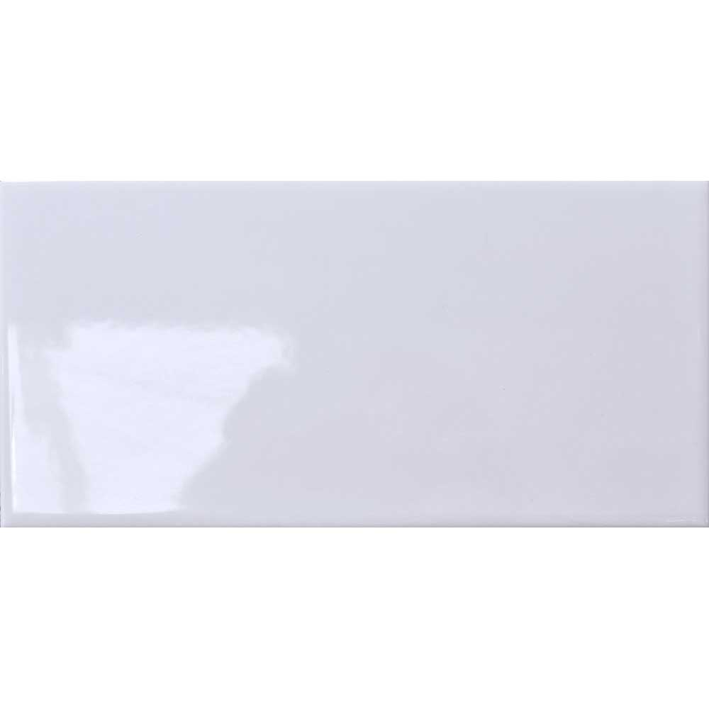 Flis Arredo Ceramicas Vilar Albaro Hvit Slett Blank 7,5x15