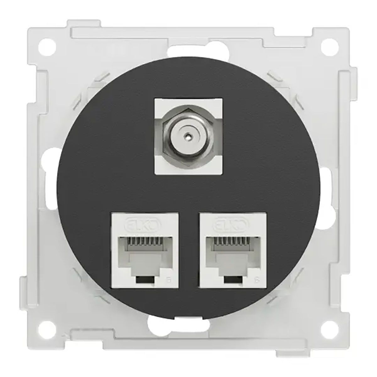 Vegguttak Elko One Modularuttak Innfelt RJ45 Cat.6 UTP