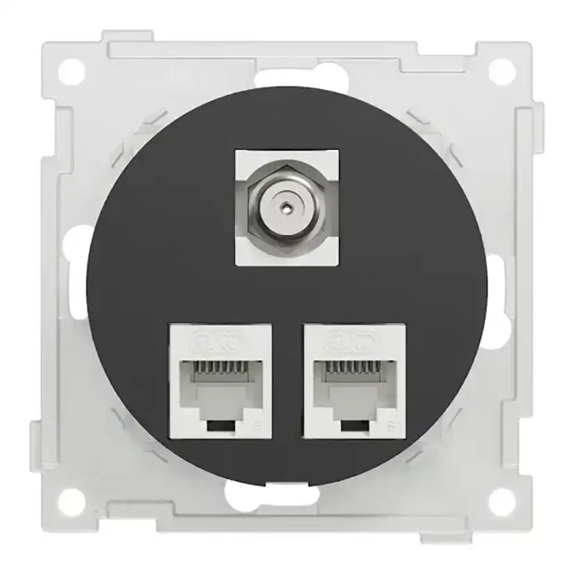 Vegguttak Elko One Modularuttak Innfelt RJ45 Cat.6 UTP