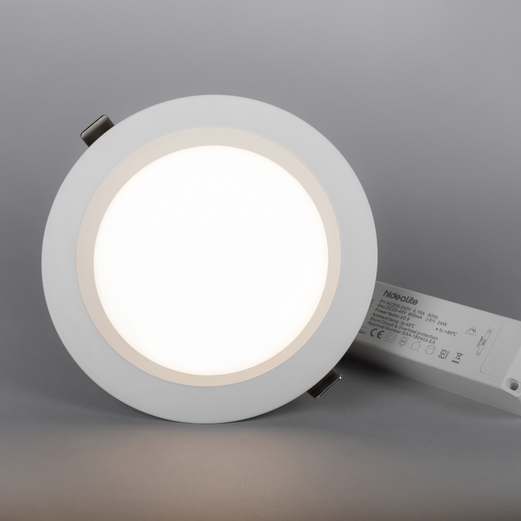 Downlight Hide-a-lite Plano Basic Hvit