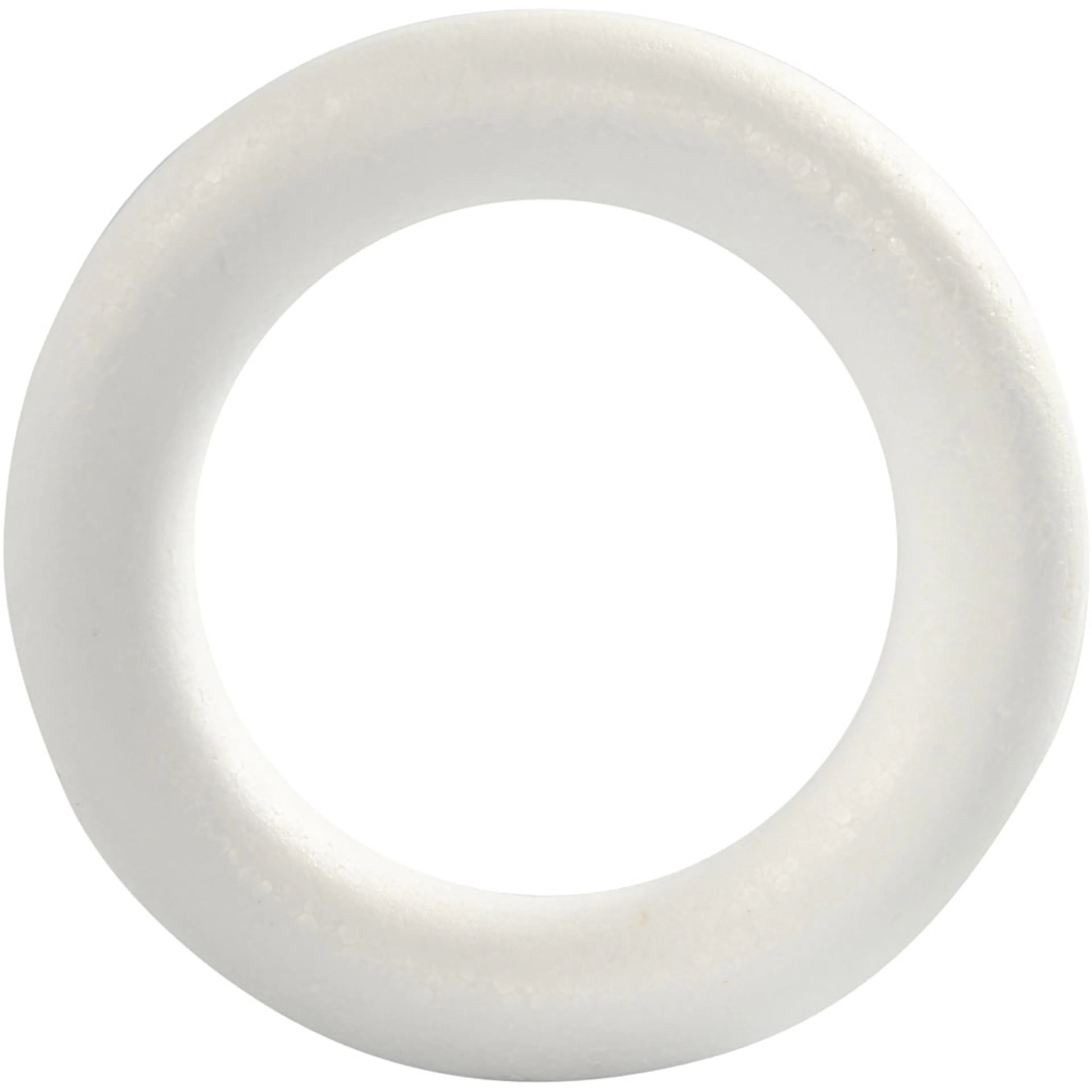 Ring Creativ Company Str 17 cm Tykkelse 30 mm Hvit 1 Stk