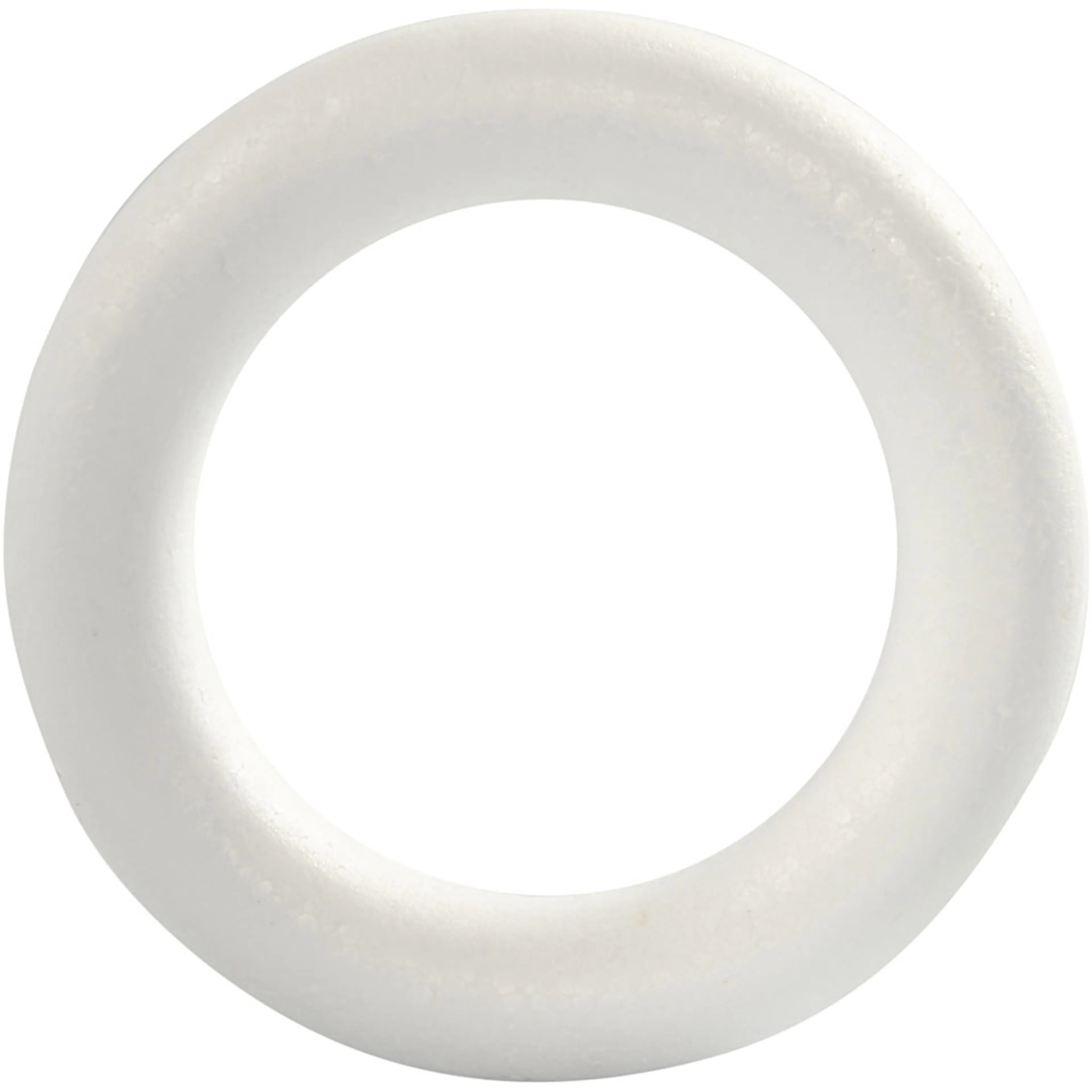 Ring Creativ Company Str 17 cm Tykkelse 30 mm Hvit 1 Stk