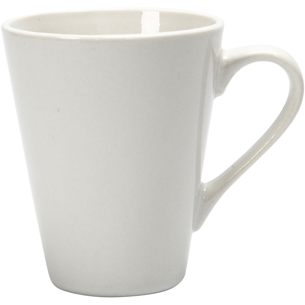 Krus Creativ Company Hvit Konformet H10 cm 1 Stk