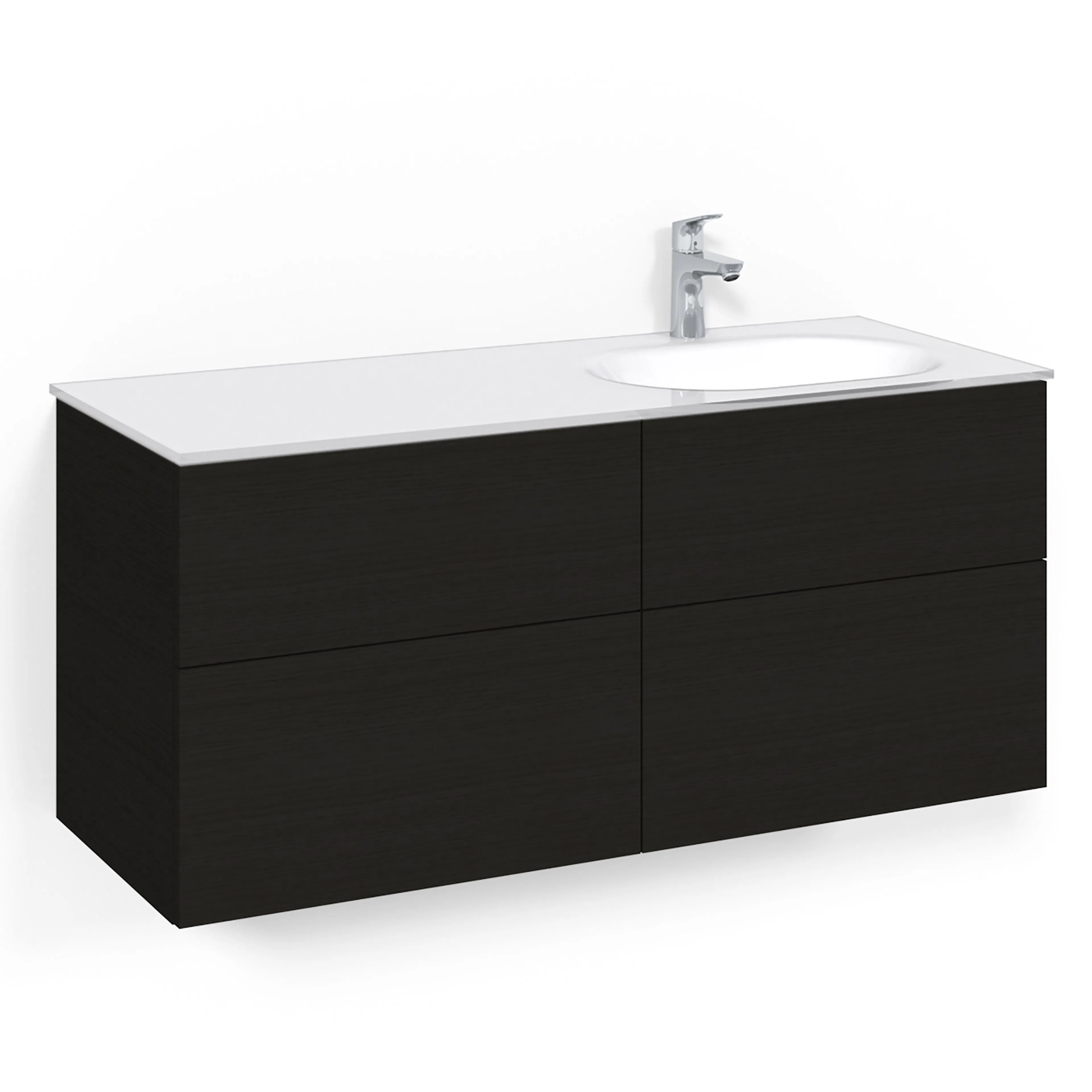 Servantskap Macro Design Crown Push Open med Glasservant
