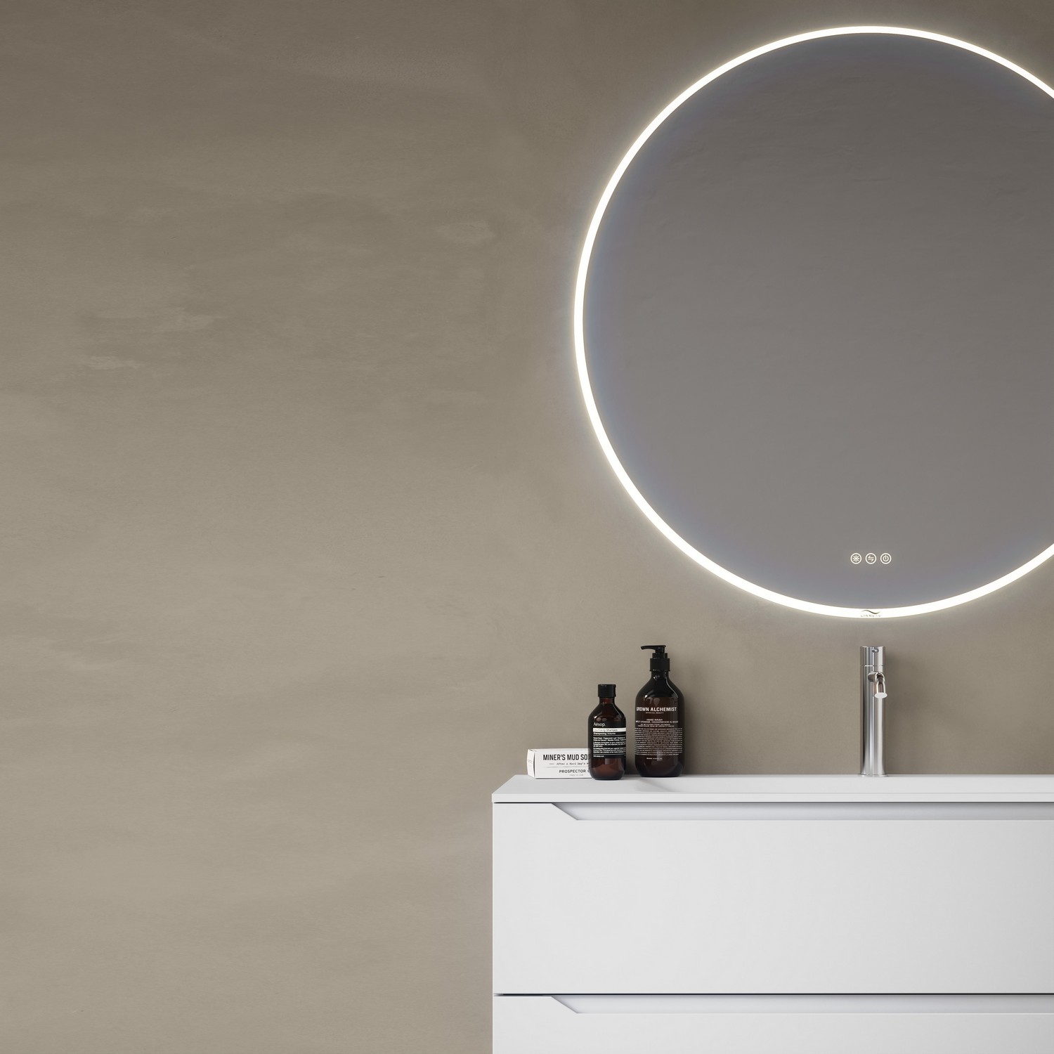 Servant Linn Bad Vale Glass Enkel