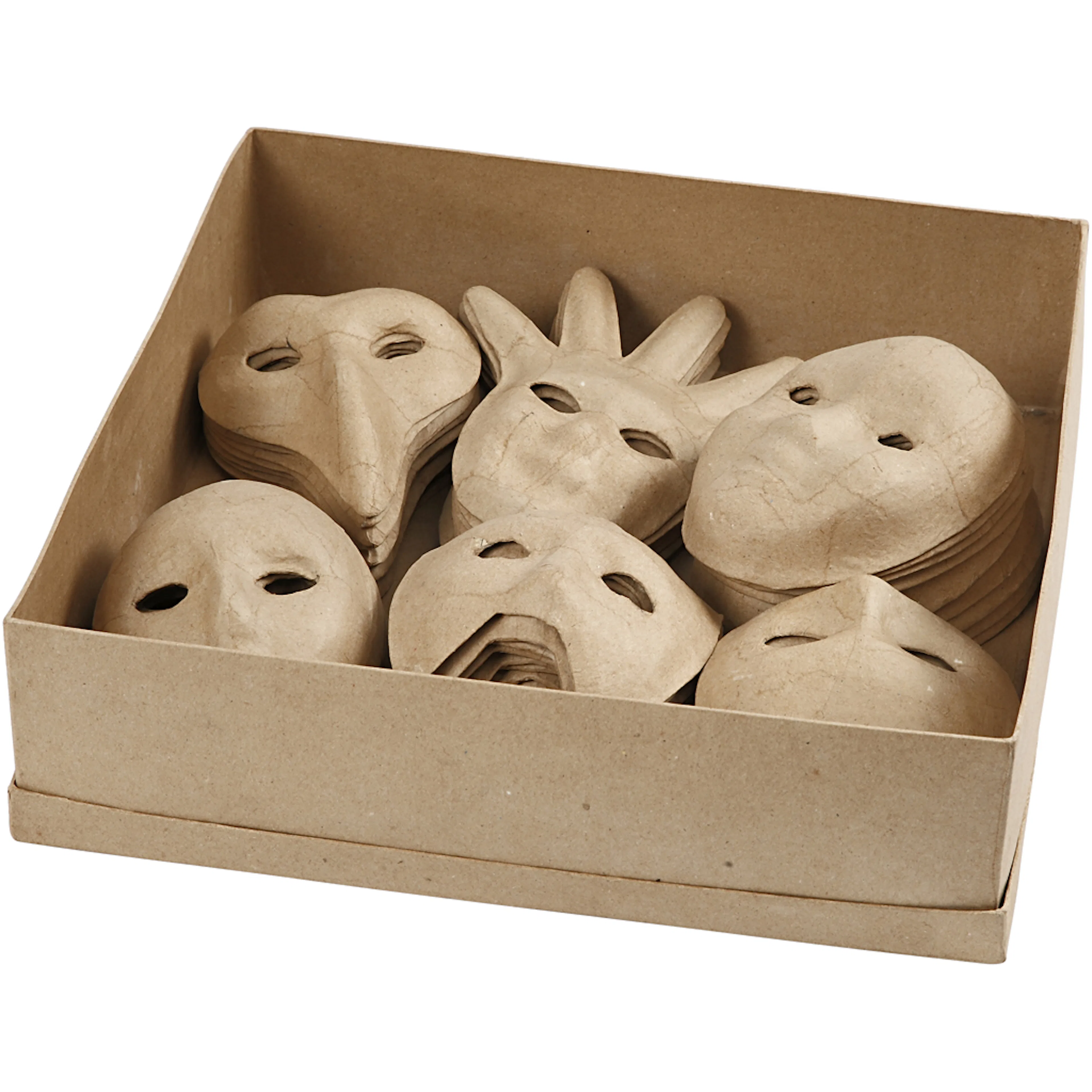 Dekorasjonsmasker Creativ Company Pappmaché H12-21 cm 1 Pk