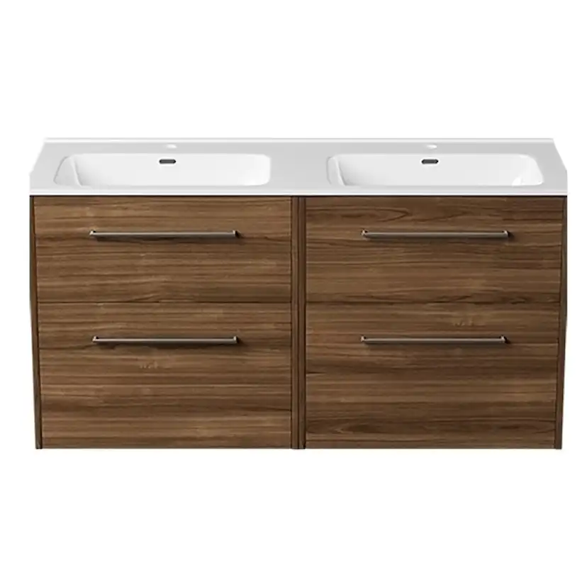 Servantskap FOSSBAD Innovent B120 (2x60) for Heldekkende Dobbel Servant