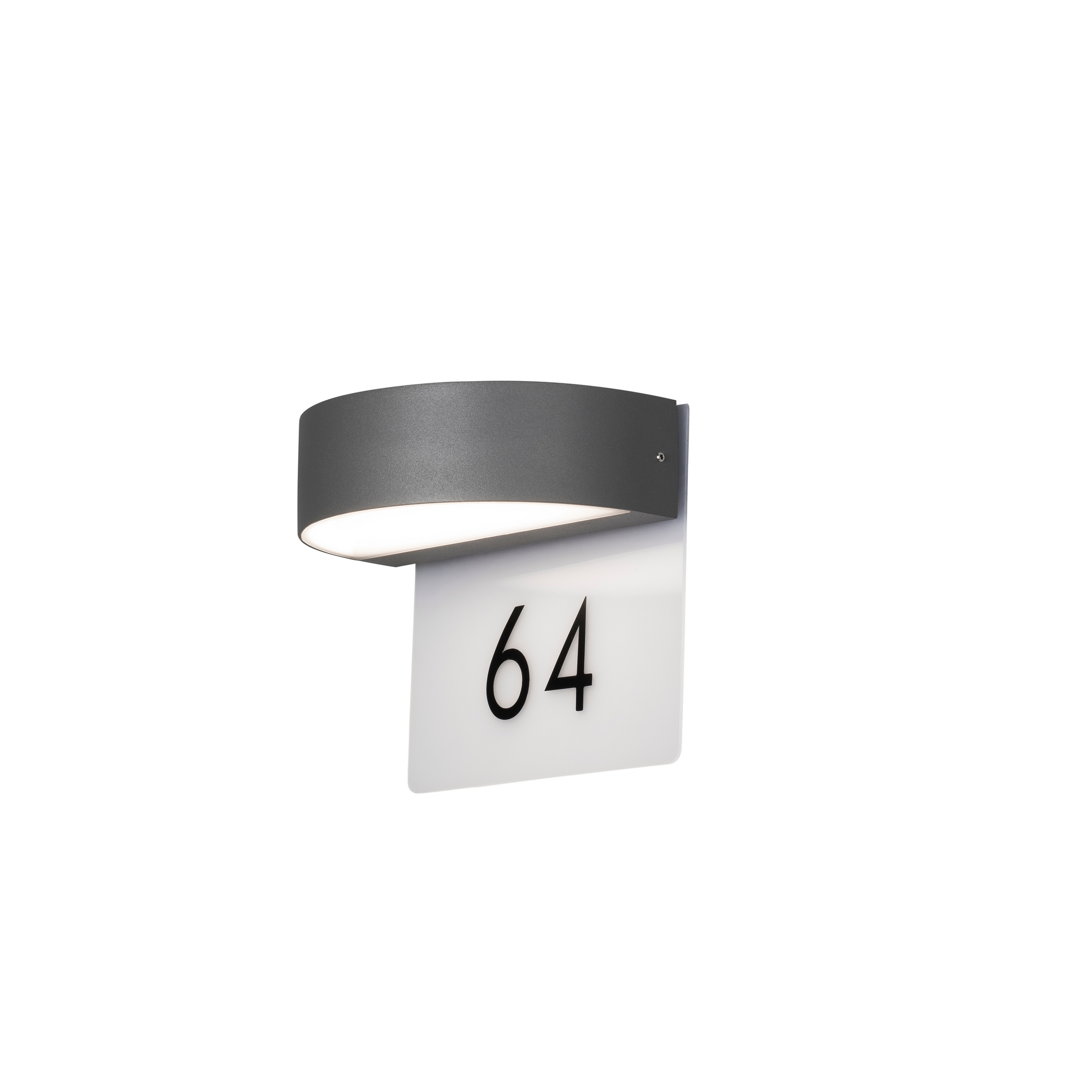 Vegglampe Gnosjö Konstsmide Monza LED 2X4 5W med Husnummer