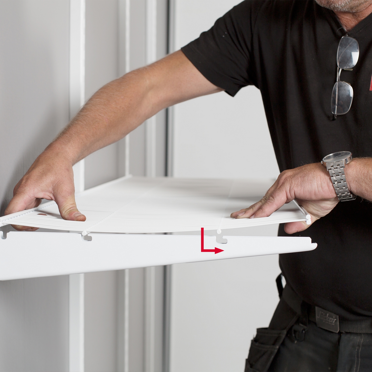 Trådhylle Lundbergs Wide 1226 mm