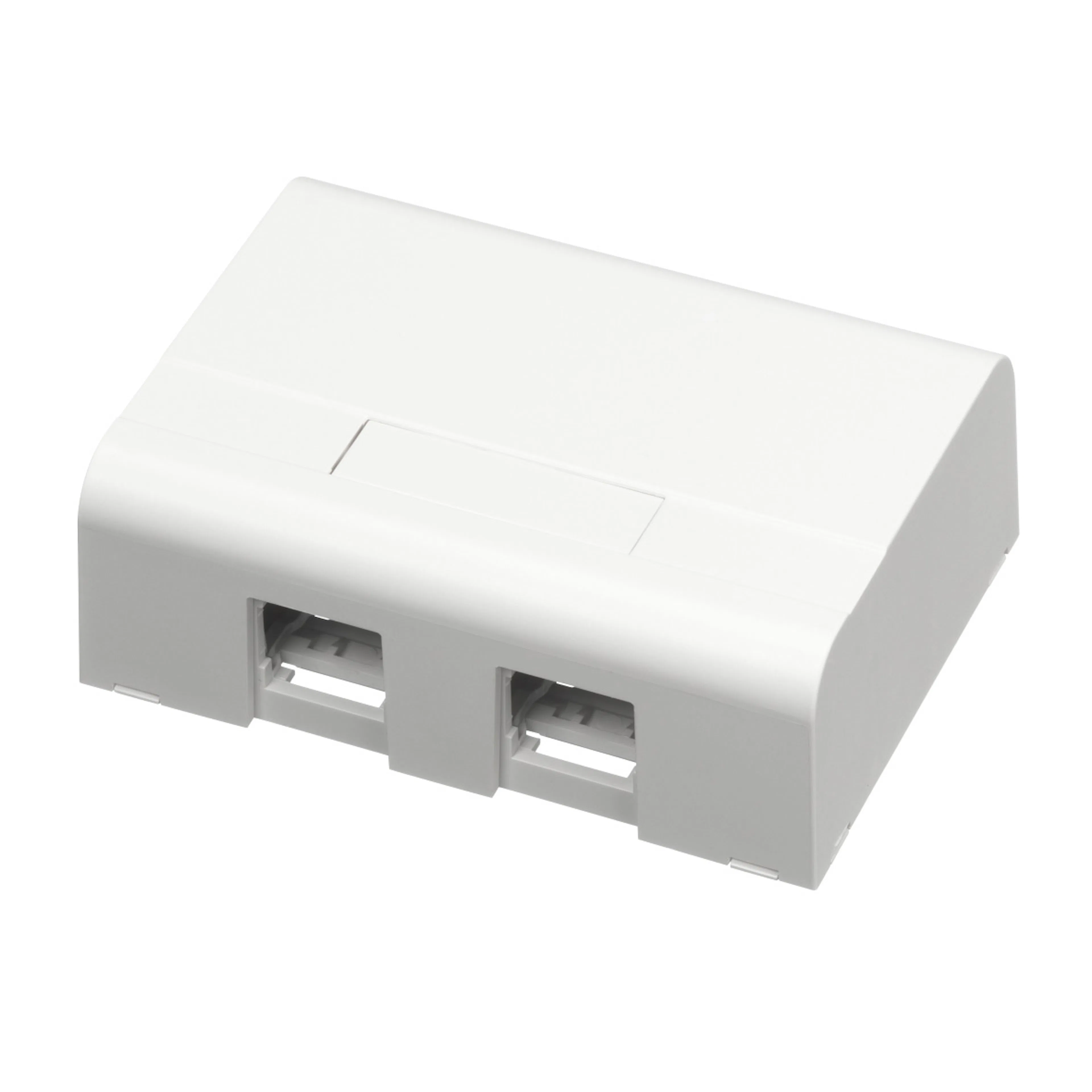 Monteringsboks Schneider Electric 2XRJ45 Hvit