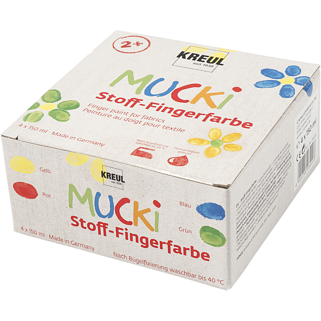 Fingermaling Creativ Company 4x150 ml/1 Pk