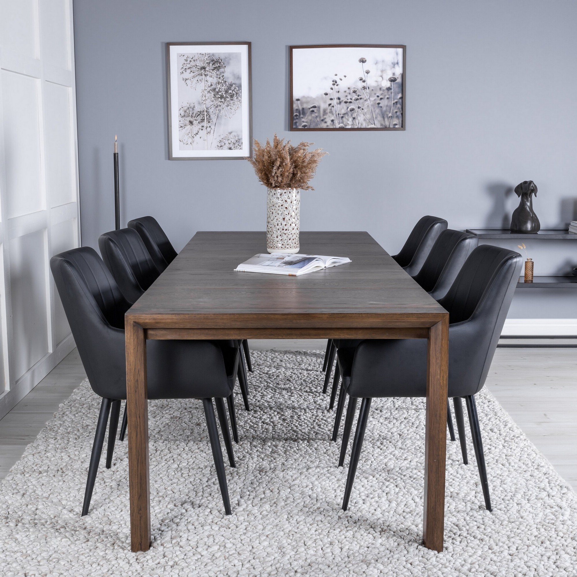 Spisegruppe Venture Home Slider med 6stk Comfort Stoler