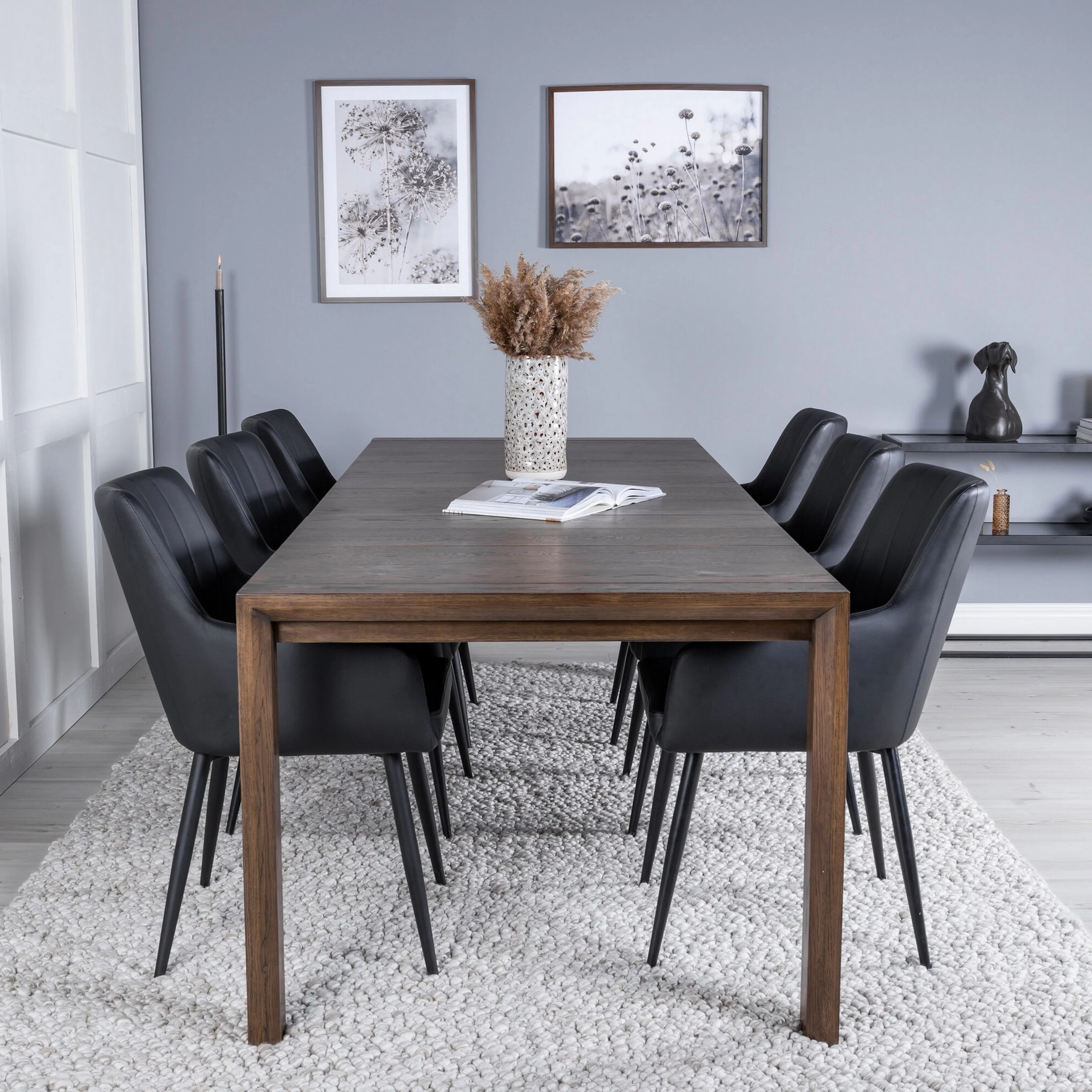 Spisegruppe Venture Home Slider med 6stk Comfort Stoler