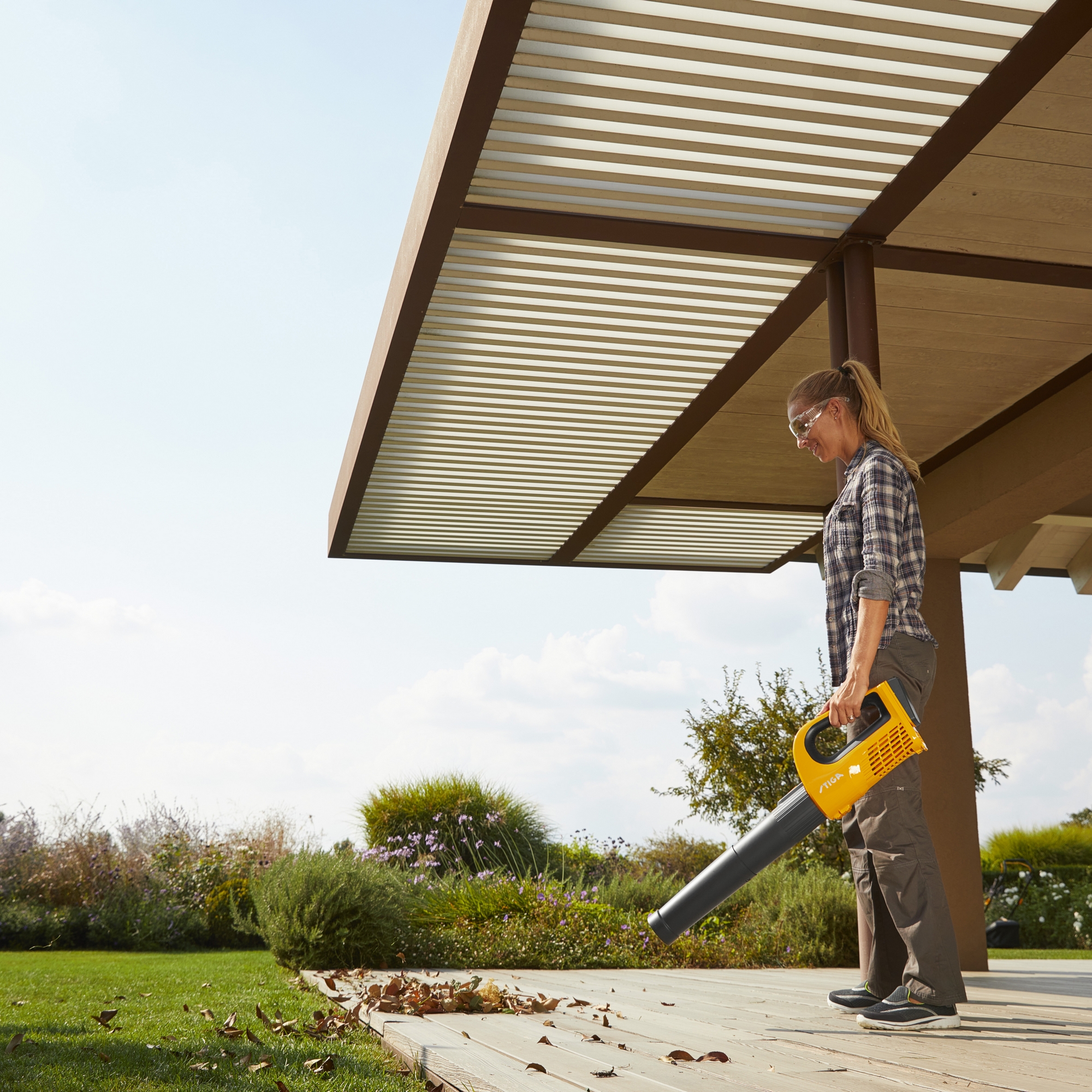 Løvblåser Stiga BL 100 E med Batteri og Lader