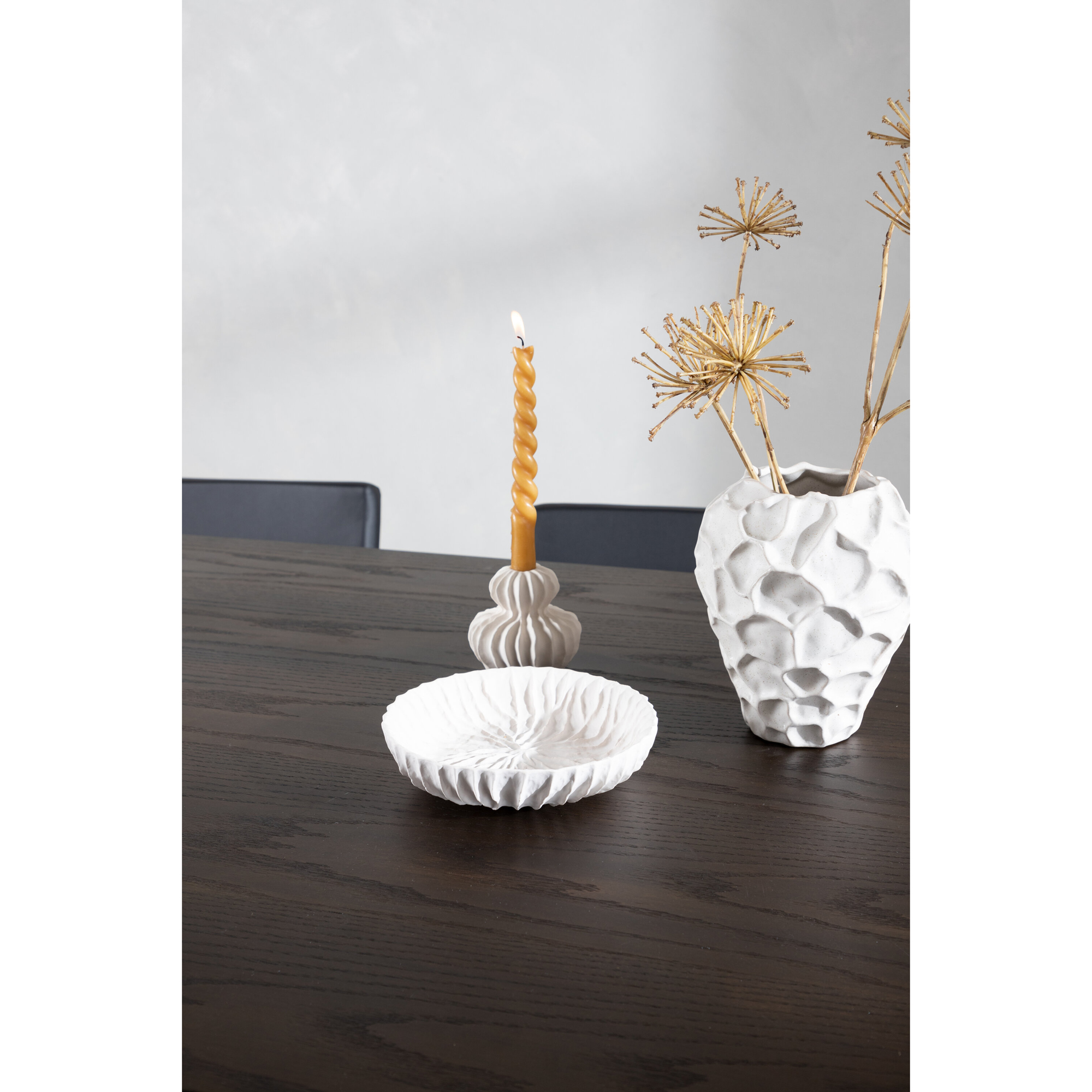 Spisegruppe furniture/fashion Stone med 6 Kenth Stoler