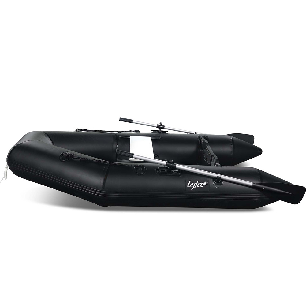 Gummibåt 270cm (0,9 mm PVC), svart Farge Sort