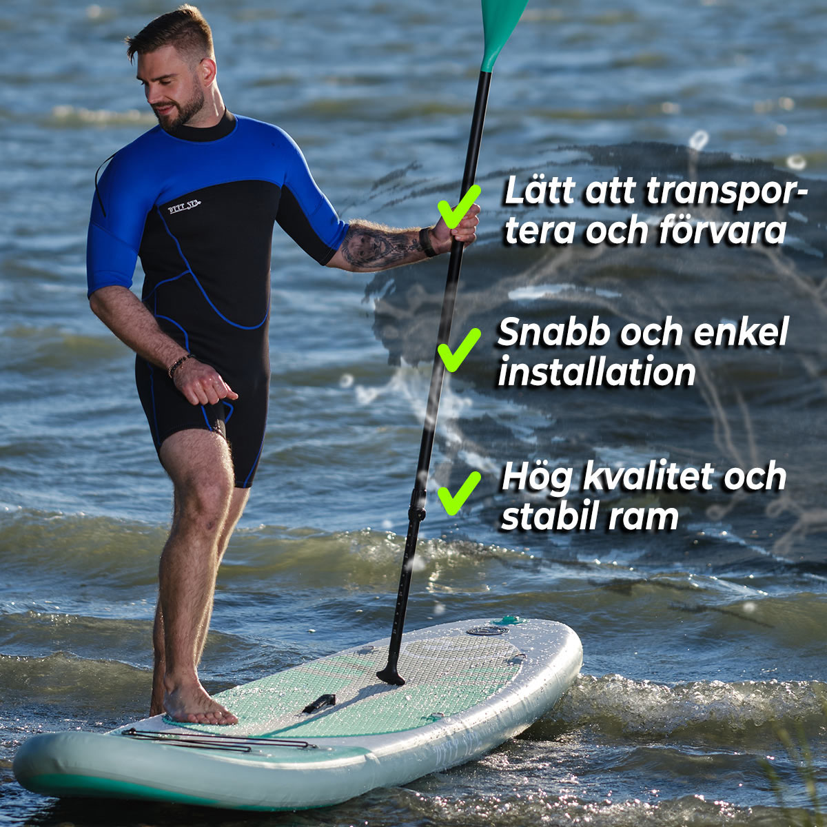 SUP-Brett Deep Sea Standard 2-pack