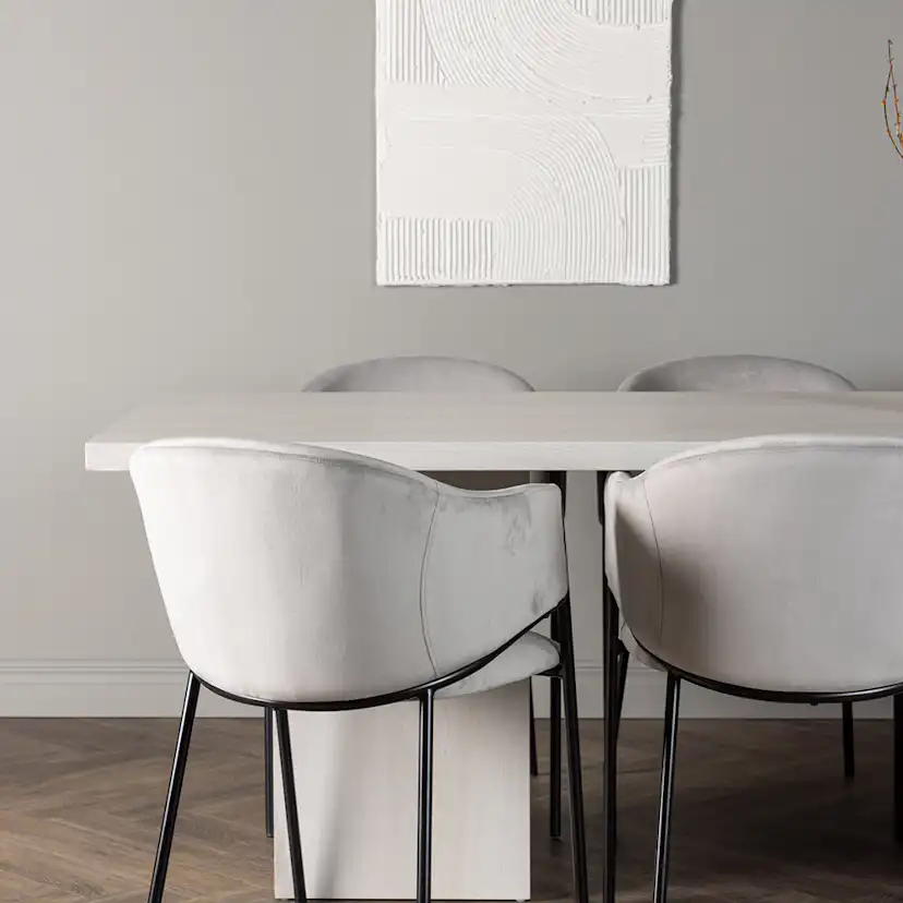Spisegruppe Venture Home Olga med 6 Evelina Stoler