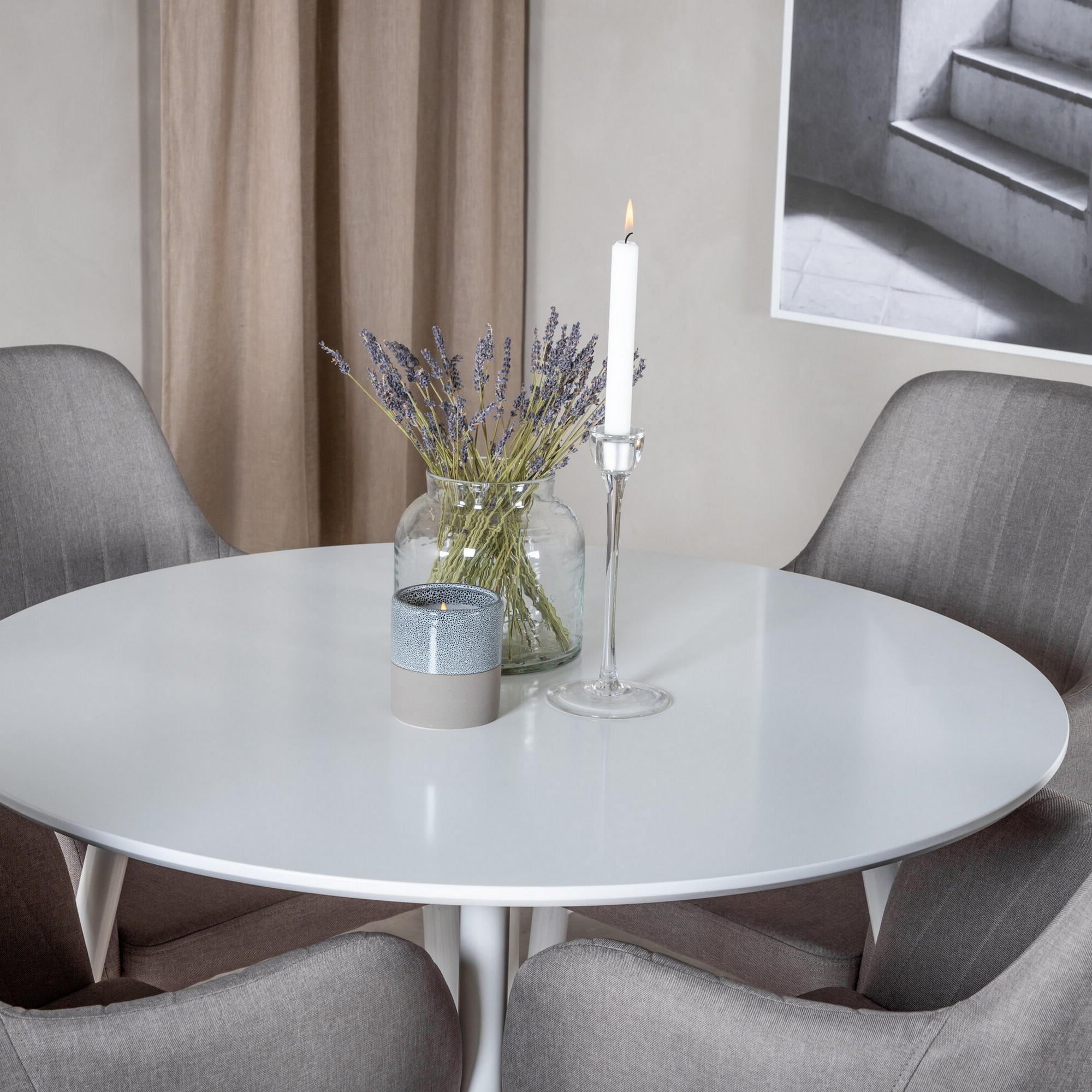 Spisegruppe Venture Home Plaza med 4stk Comfort Stoler