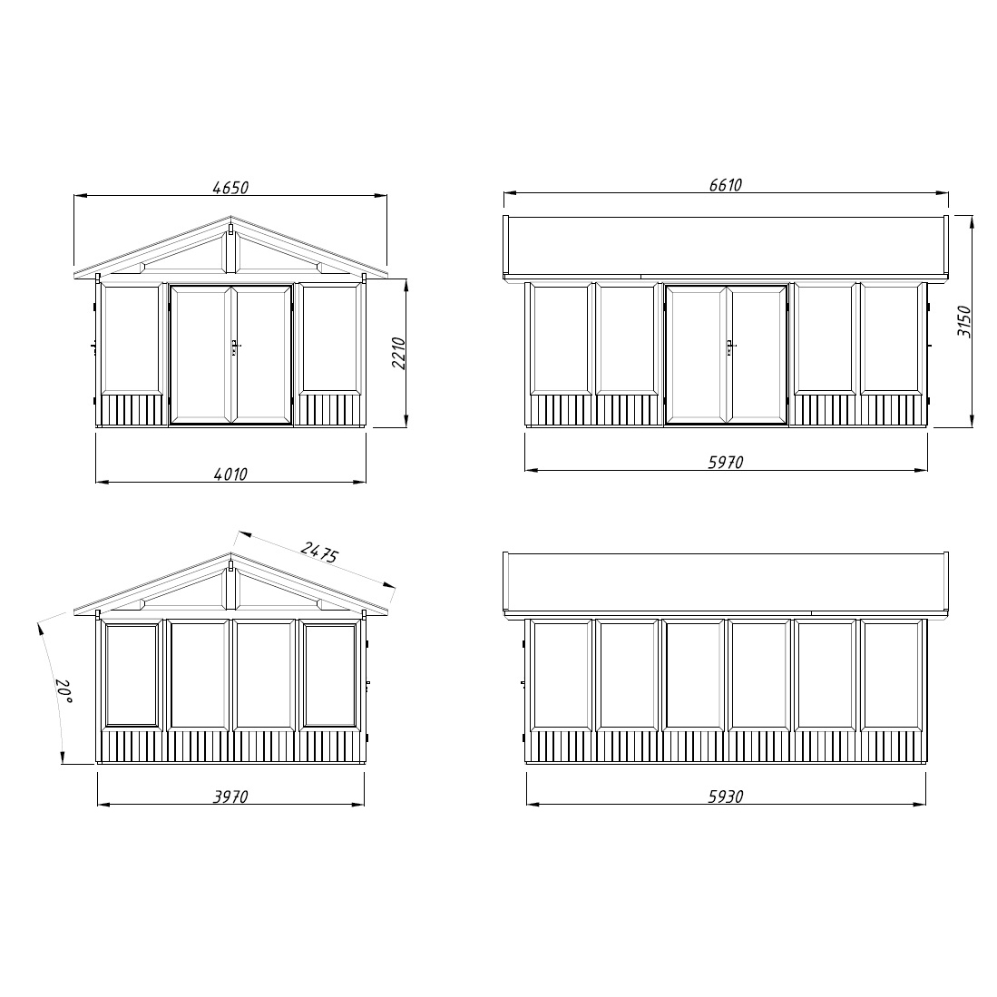Isabella 22,2 m2 ST2025 Ubehandlet