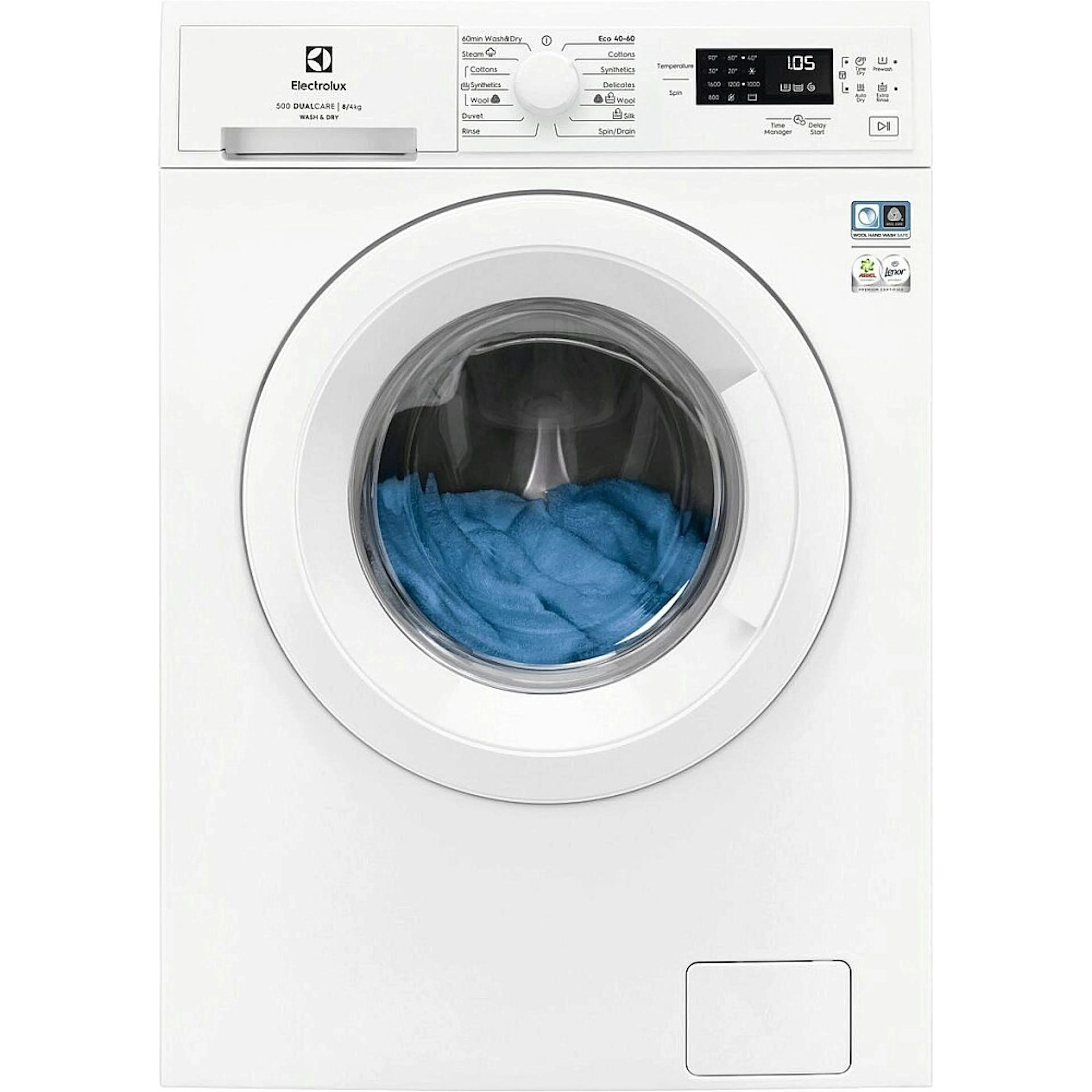 Vaskemaskin med Tørketrommel Electrolux EW2W3068E4 Hvit
