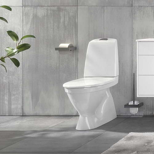 Nautic 1500 Hygienic Flush Mjukstängande Hårdsits Vit Hårdsits Vit