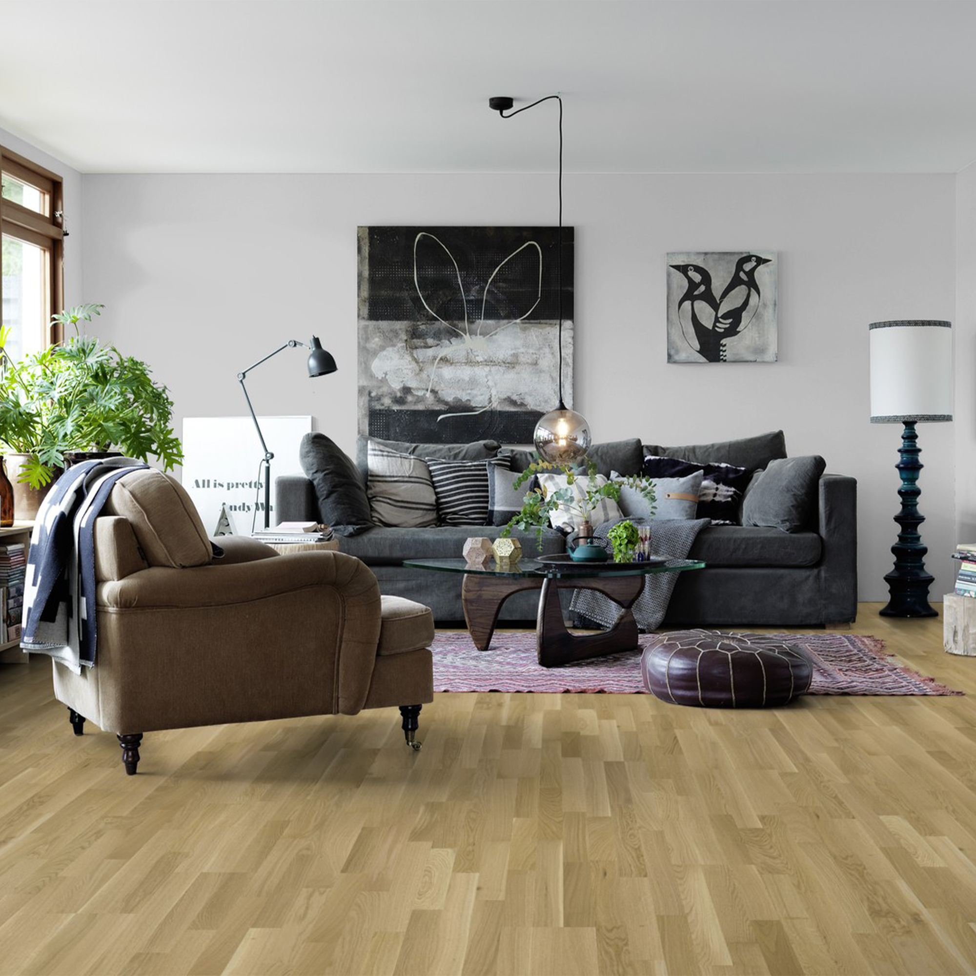 Parkett Pergo W1436 Senja Natural Oak 3-Stavs