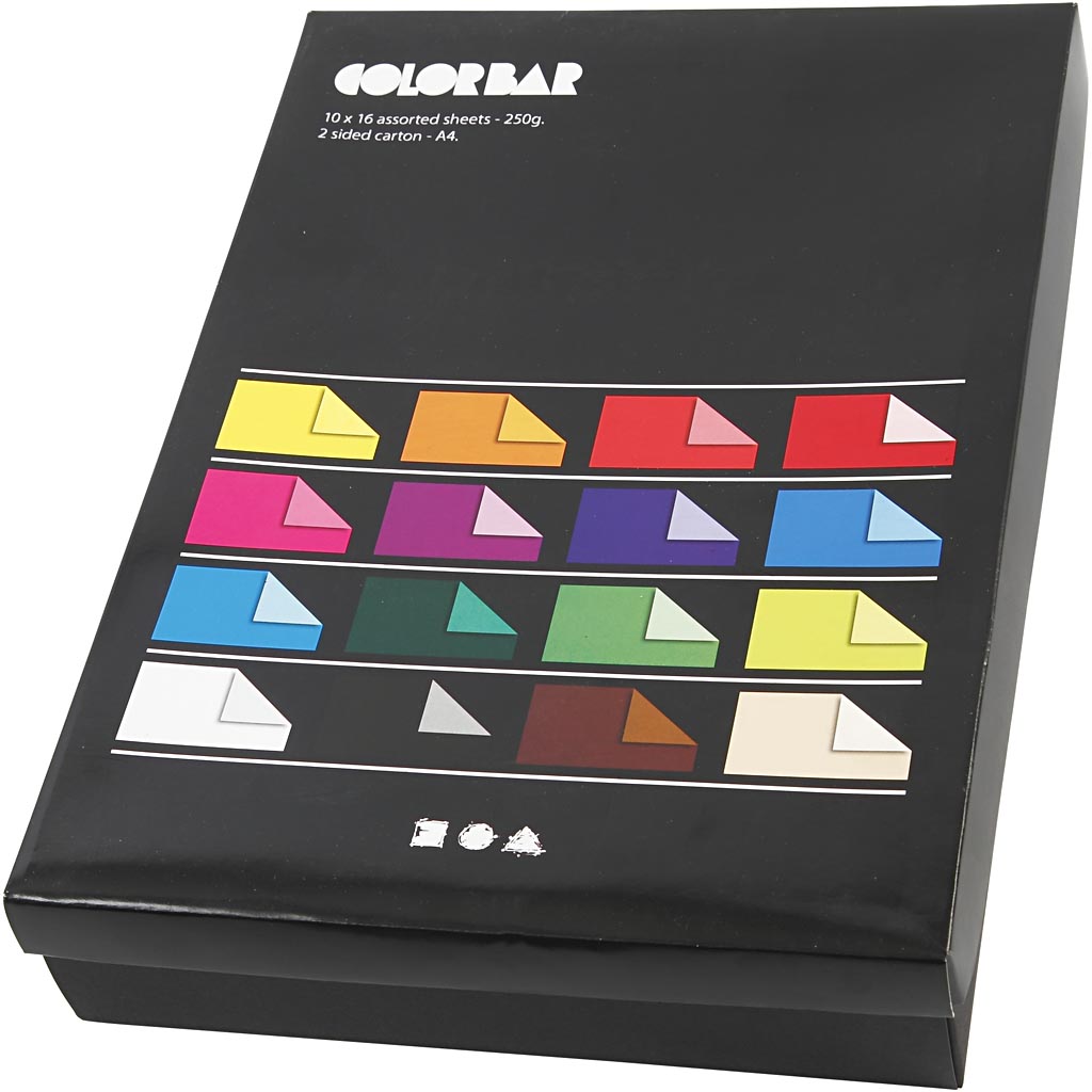 Rivekartong Creativ Company Colorbar Ass Farger A4 210x297 mm 1 Pk