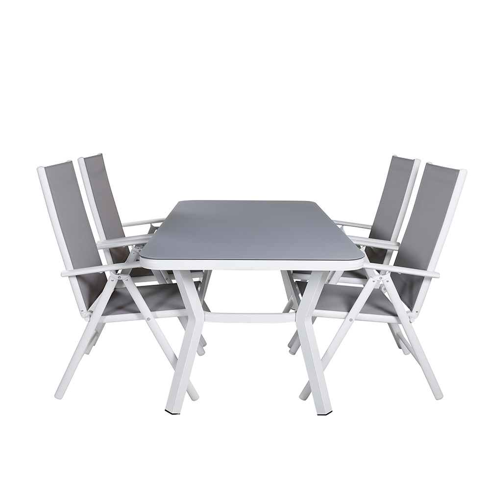 Spisegruppe Venture Home Vyn med 4 Bend Spisestoler