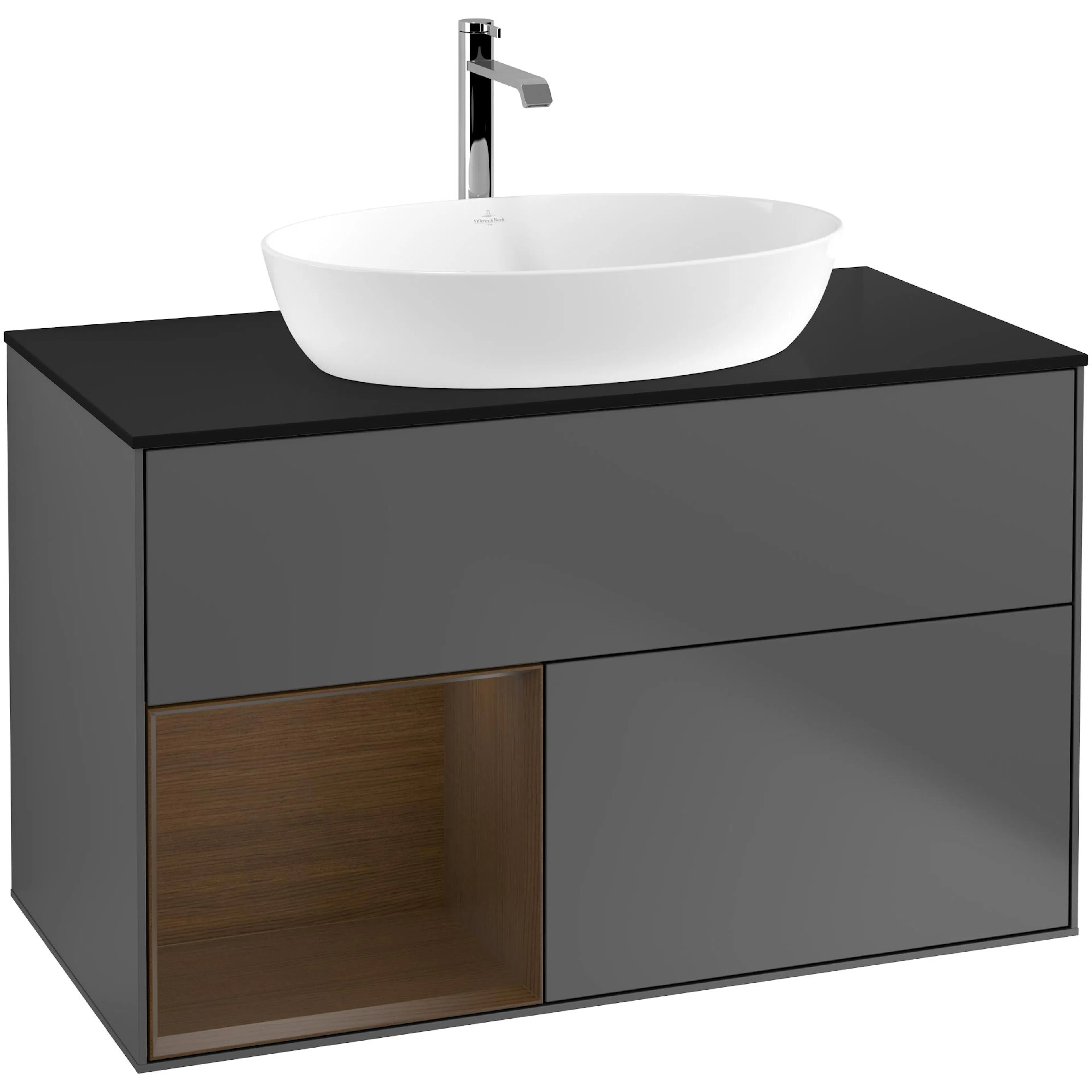 Tvättställsskåp Villeroy & Boch Finion med 2 Lådor Hylla och Bänkskiva för Fristående Tvättställ från Artis & Collaro