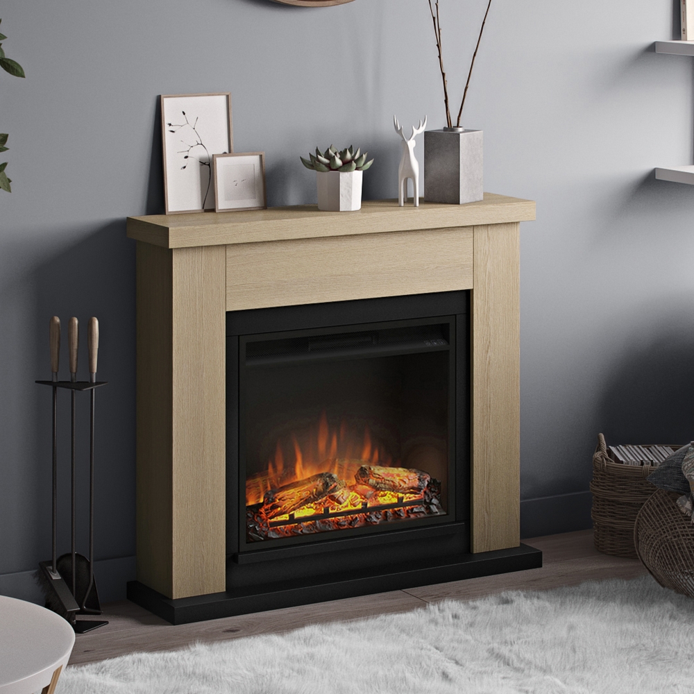 TAGU FRODE FIREPLACE MANTEL IN NATURAL OAK Tre/Natur