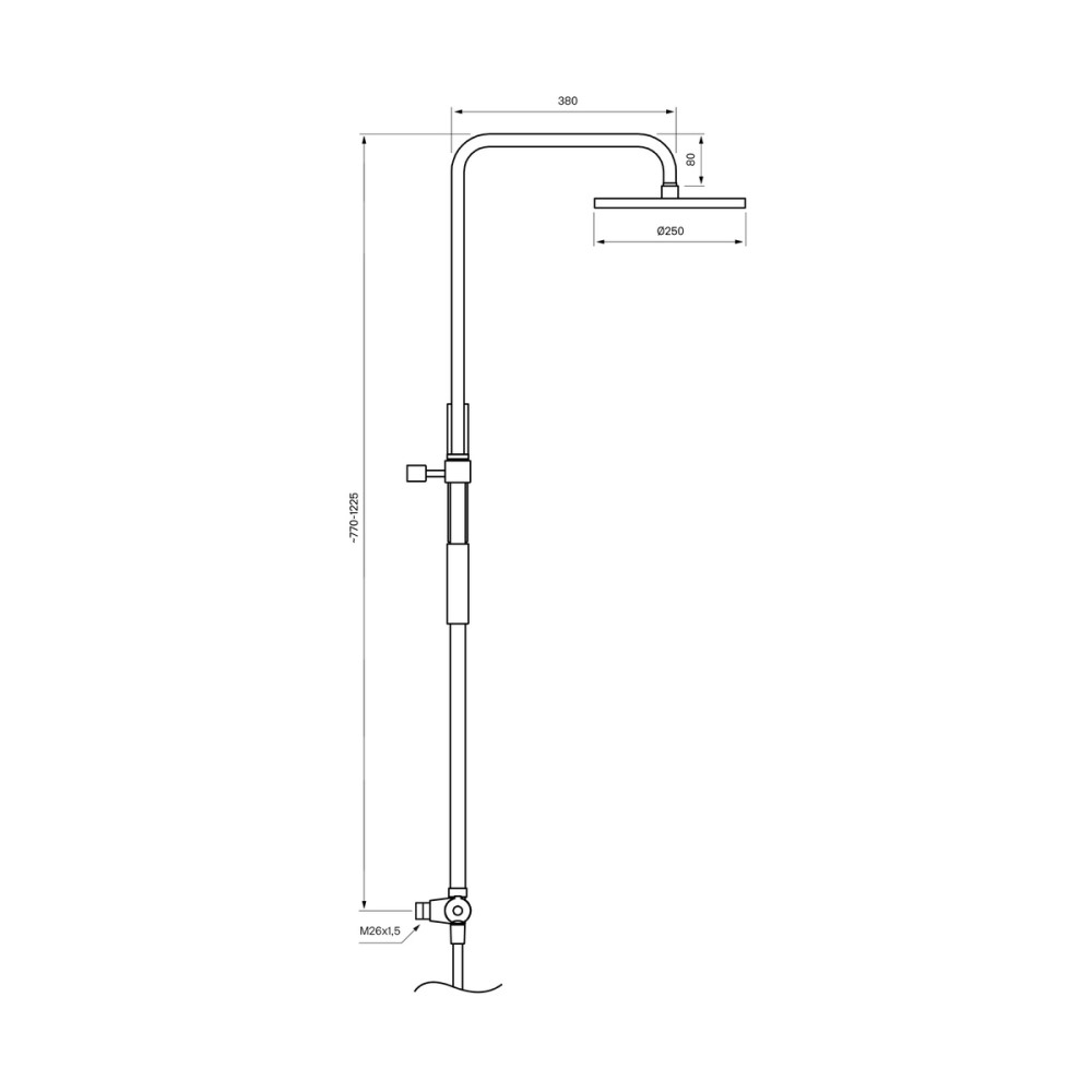 Takduschset Tapwell TVM7200-160 Edition 2 160 cc