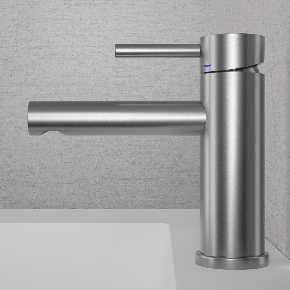Servantbatteri Scandtap Steel Clear
