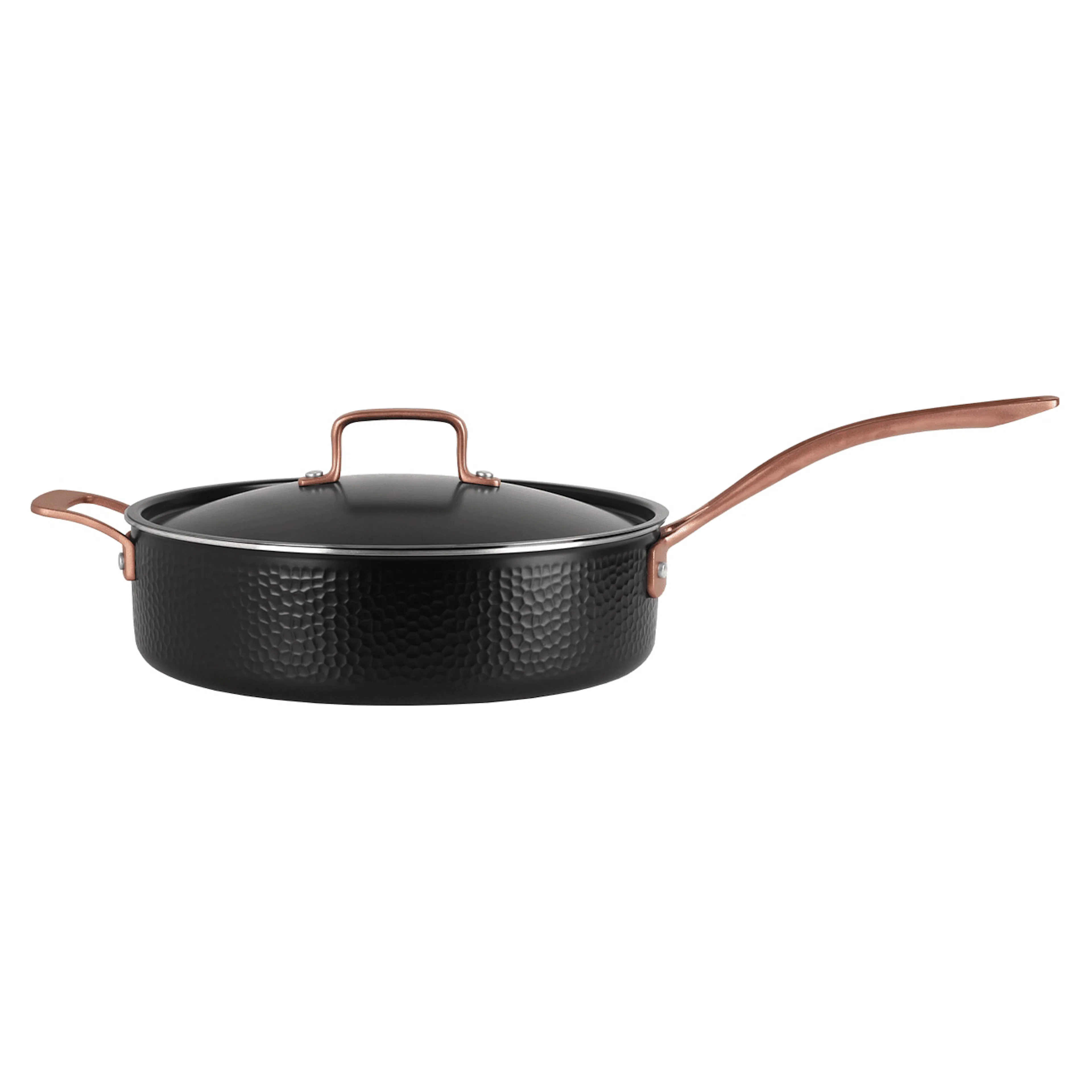 Traktørpanne Pepper med Lokk 28 cm Sort