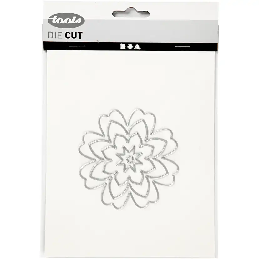 Skjæresjablong Creativ Company Blomst Dia 0,5-8 cm 1 stk