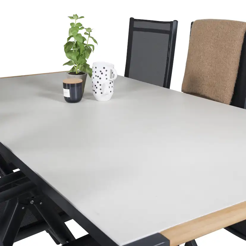 Spisegruppe Venture Home tily 200 med 6 Bront Stoler