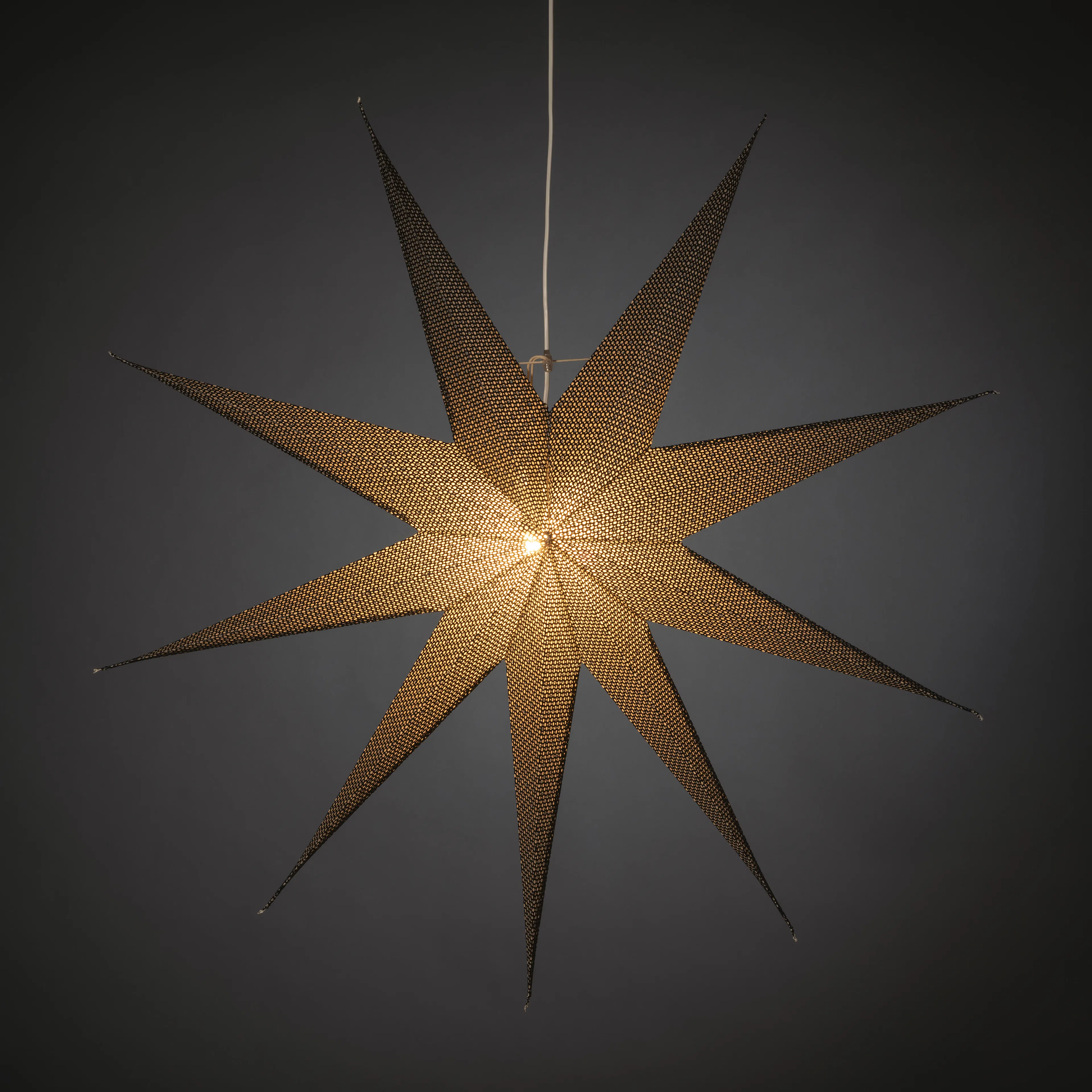 Adventsstjerne Gnosjö Konstsmide 9-spiss 115 cm
