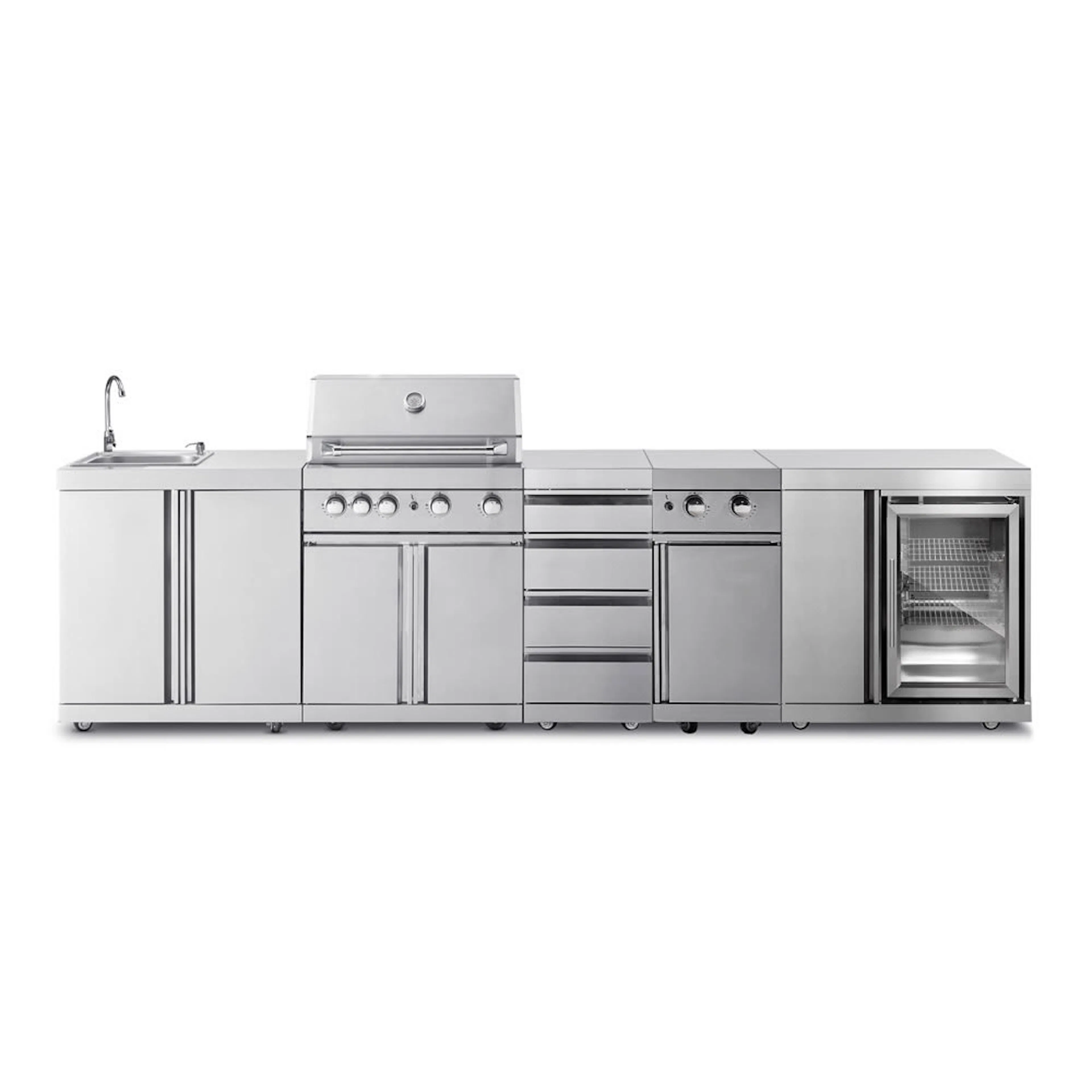 Frittstående Utekjøkken Myoutdoorkitchen Stainless Collection Michigan