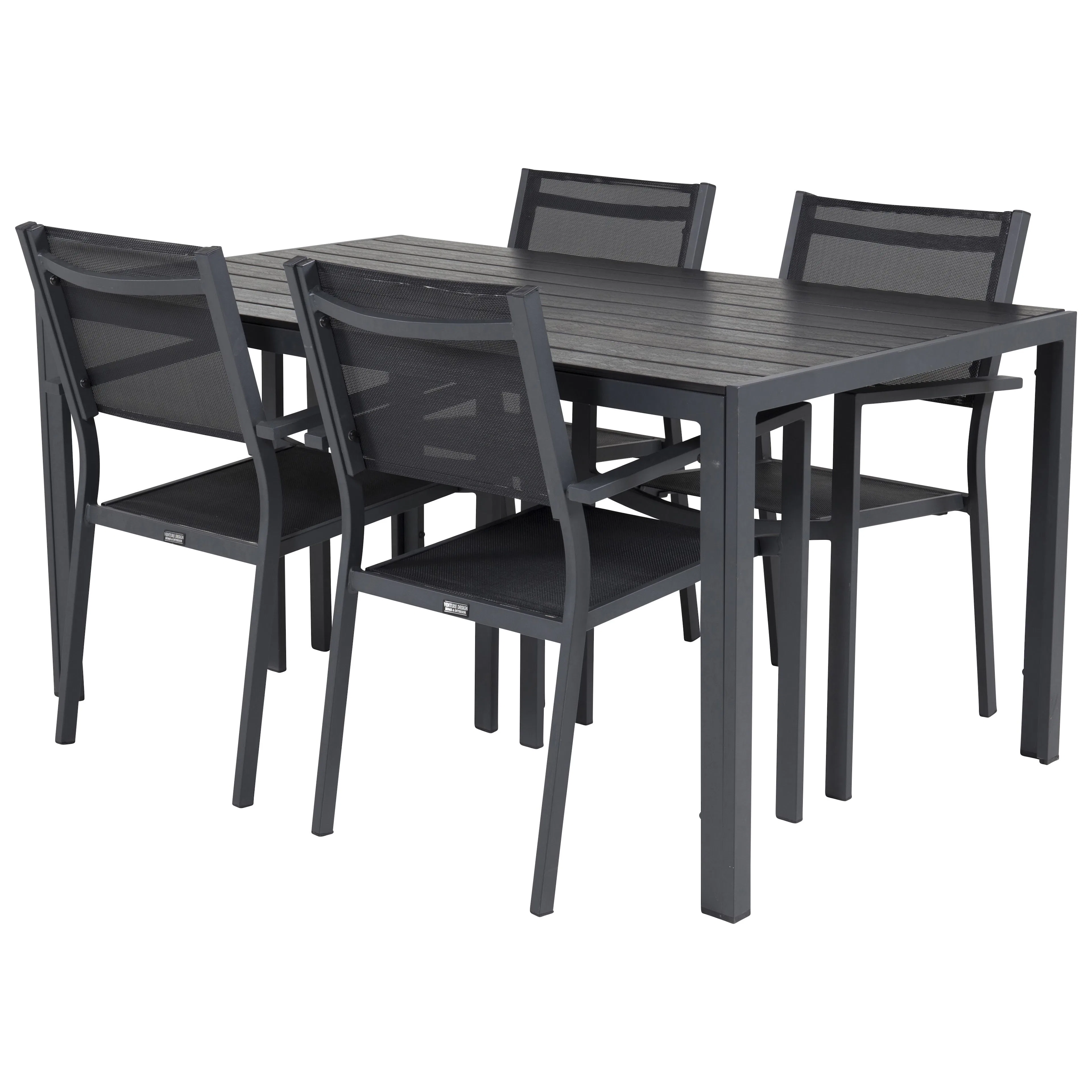 Spisegruppe Venture Home Bront 150 med 4 Copacabana Lenestoler