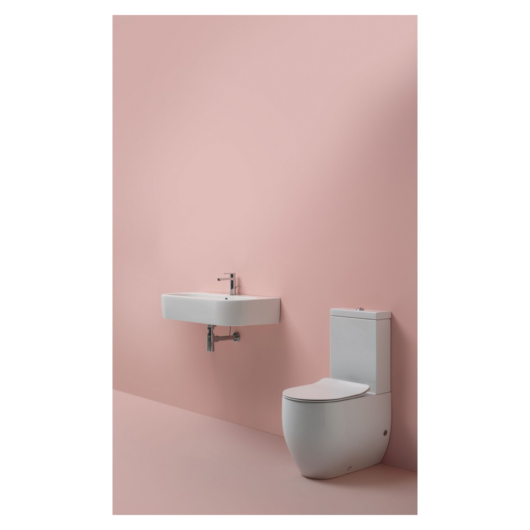 Toalettsete Lavabo Slim Myk Lukking Hardt Sete
